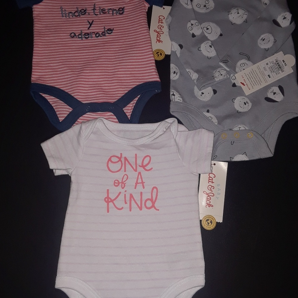 Newborn boys onesies NWT